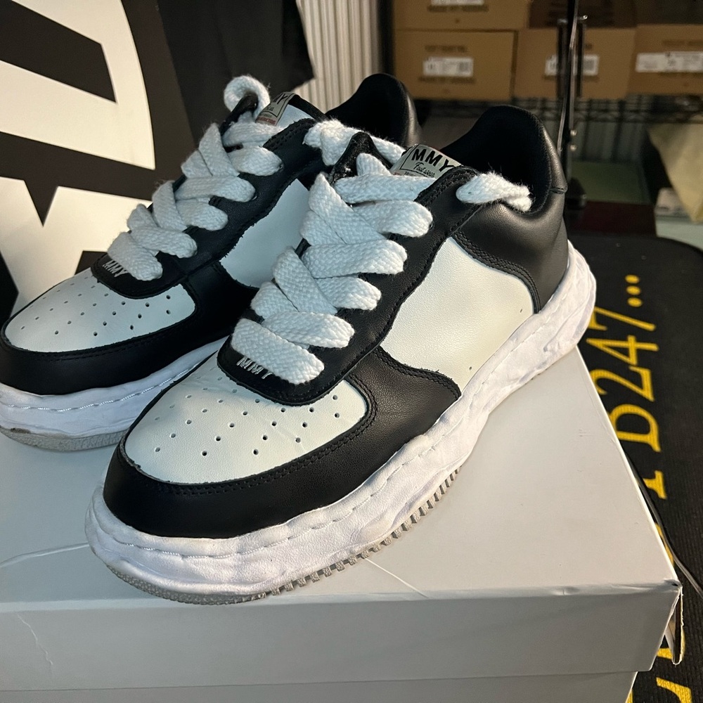 Miharayasuhiro Black and White Sneakers